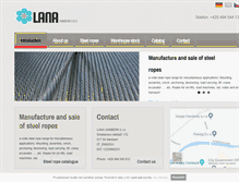 Tablet Screenshot of lana-vamberk.cz